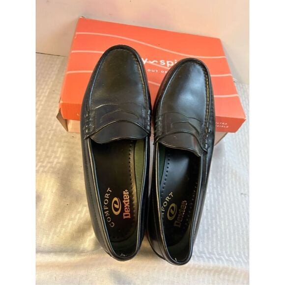 Dexter 10.5 comfort penny loafers black #234788 - Picture 2 of 6
